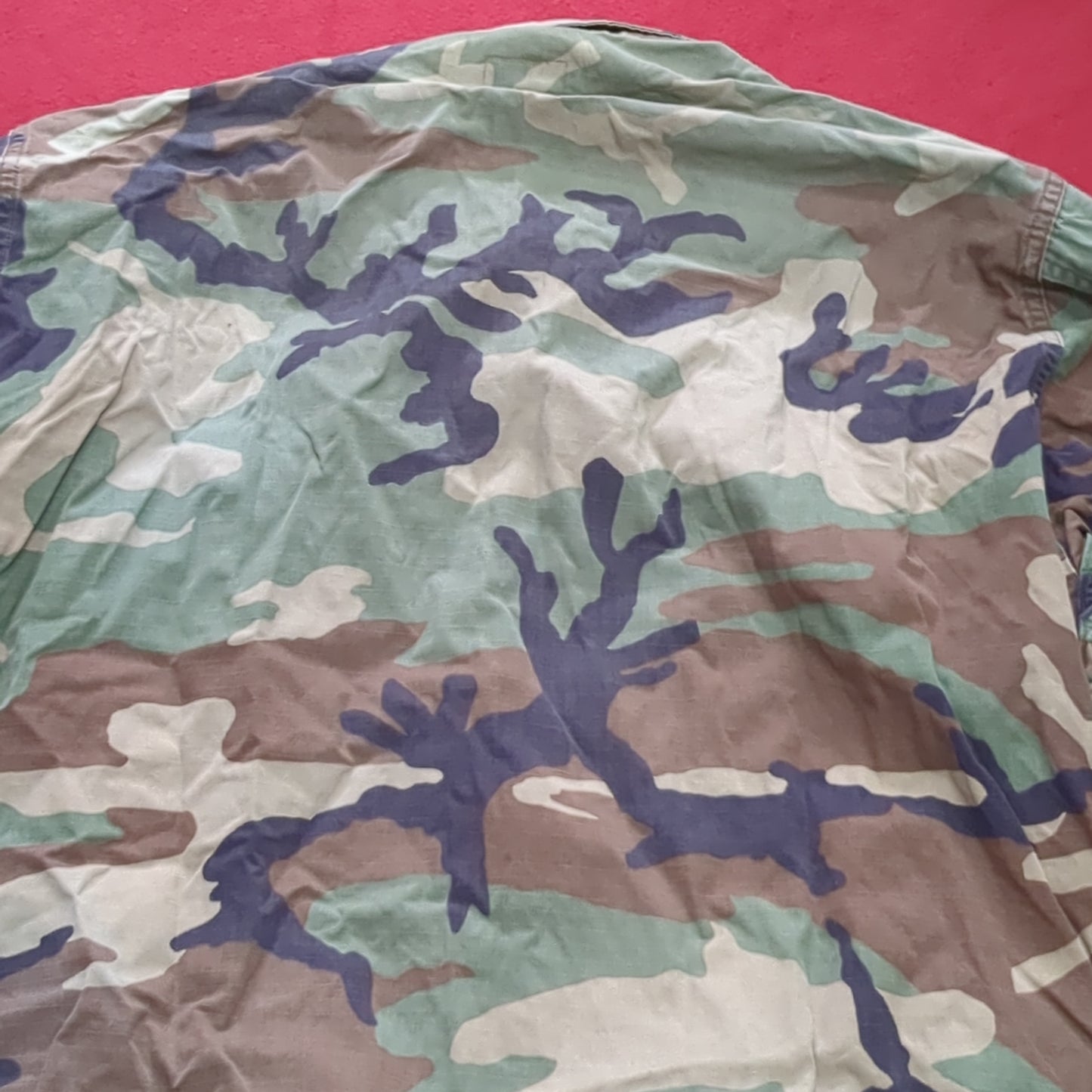 US Army LARGE LONG Uniform Top BDU Woodland Pattern (09CR cb5-3)