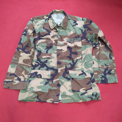 US Army LARGE LONG Uniform Top BDU Woodland Pattern (09CR cb5-15)