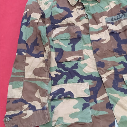 US Army LARGE LONG Uniform Top BDU Woodland Pattern (09CR cb5-15)