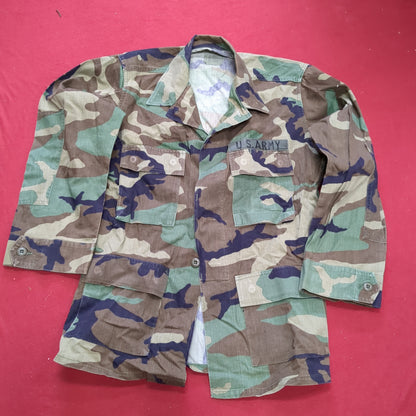 US Army SMALL REGULAR Uniform Top BDU Woodland Pattern (03cc cb7-17)