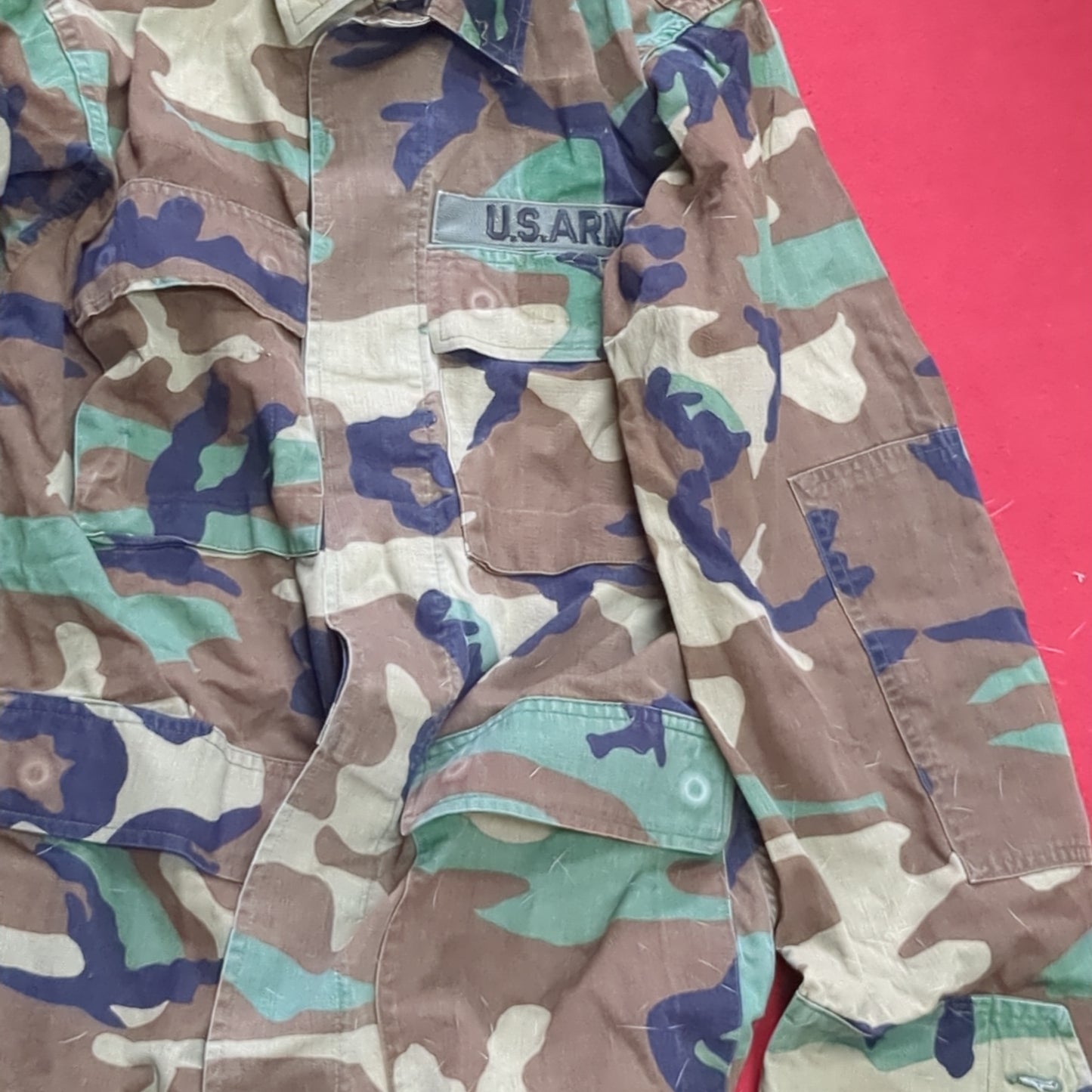 US Army SMALL REGULAR Uniform Top BDU Woodland Pattern (03cc cb7-16)