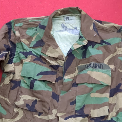 US Army SMALL REGULAR Uniform Top BDU Woodland Pattern (03cc cb7-15)