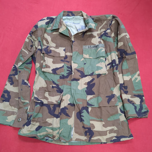 US Army US Army MEDIUM LONG Uniform Top BDU Woodland Pattern (05cc cb8-08)