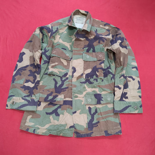 US Army US Army SMALL REGULAR Uniform Top BDU Woodland Pattern (05cc cb8-03)