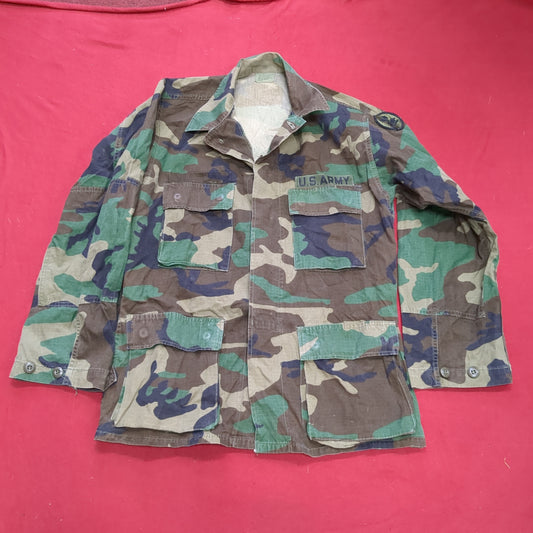 US Army US Army SMALL REGULAR Uniform Top BDU Woodland Pattern (06cc ca9-01)