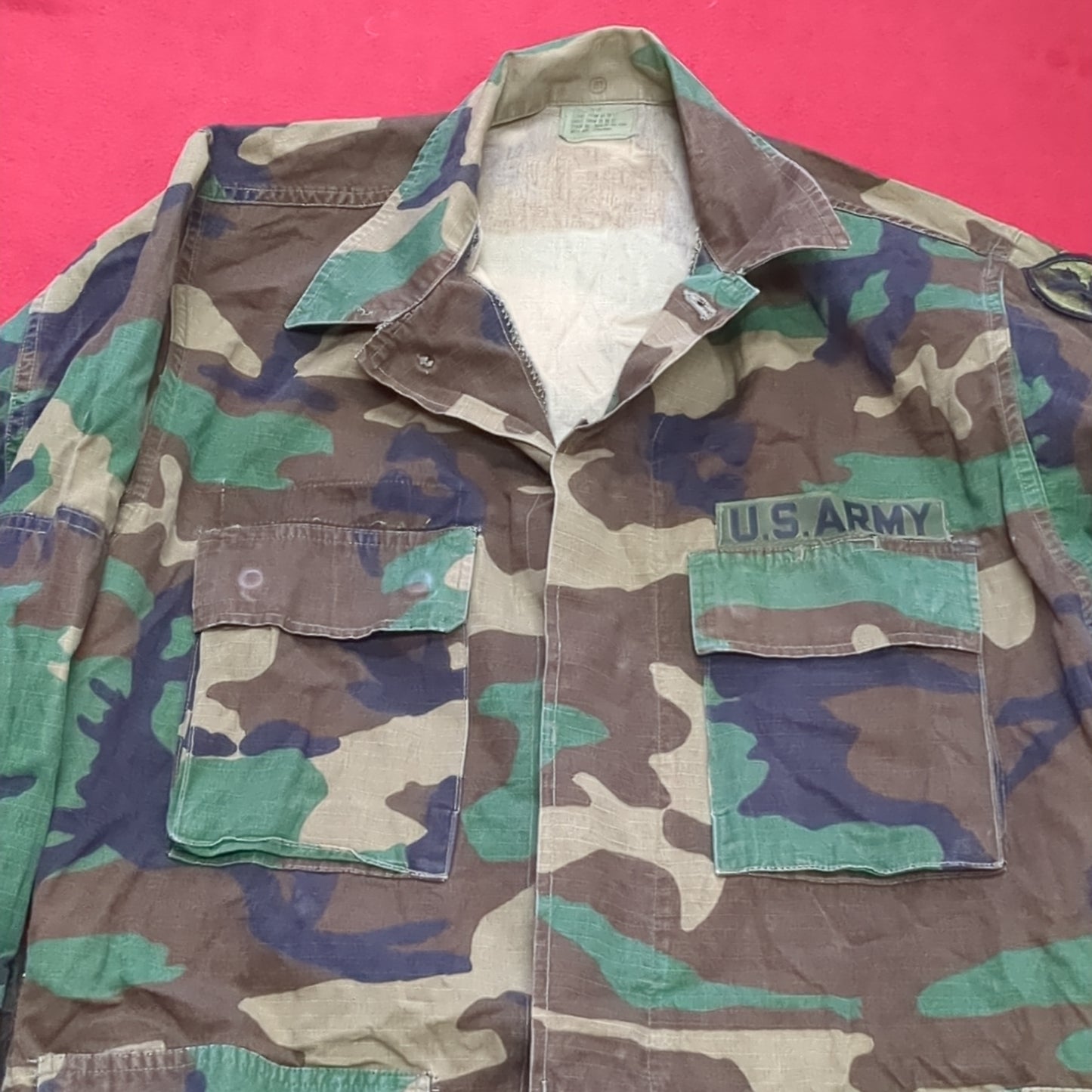 US Army US Army SMALL REGULAR Uniform Top BDU Woodland Pattern (06cc ca9-01)