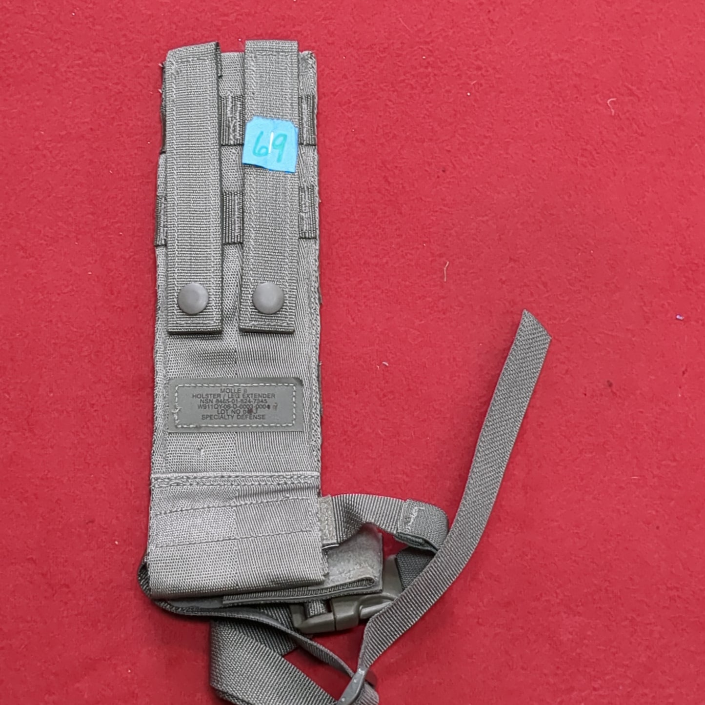 US Army Modular Lightwright Load Carrying Equipment Holster/Leg Extender Molle 7345(09cc69)