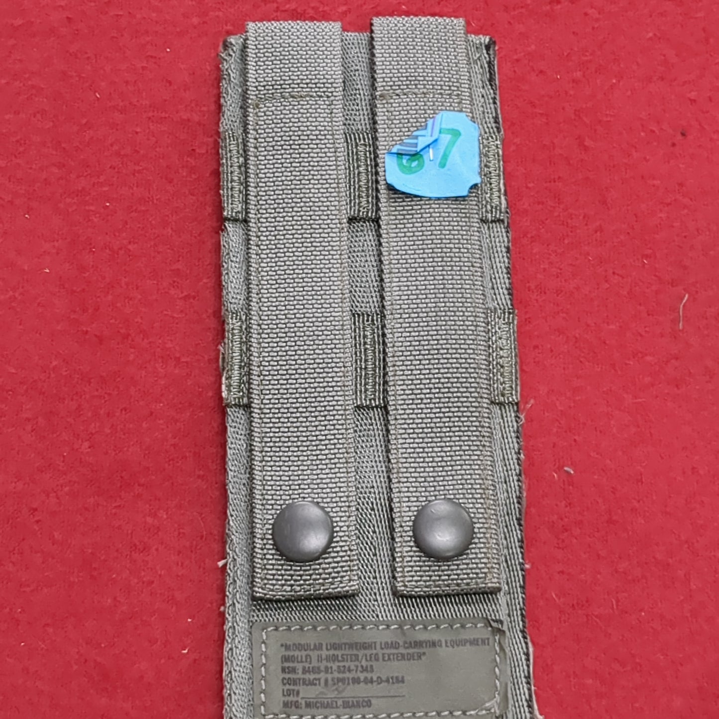 US Army Modular Lightwright Load Carrying Equipment Holster/Leg Extender Molle 7345(09cc67)