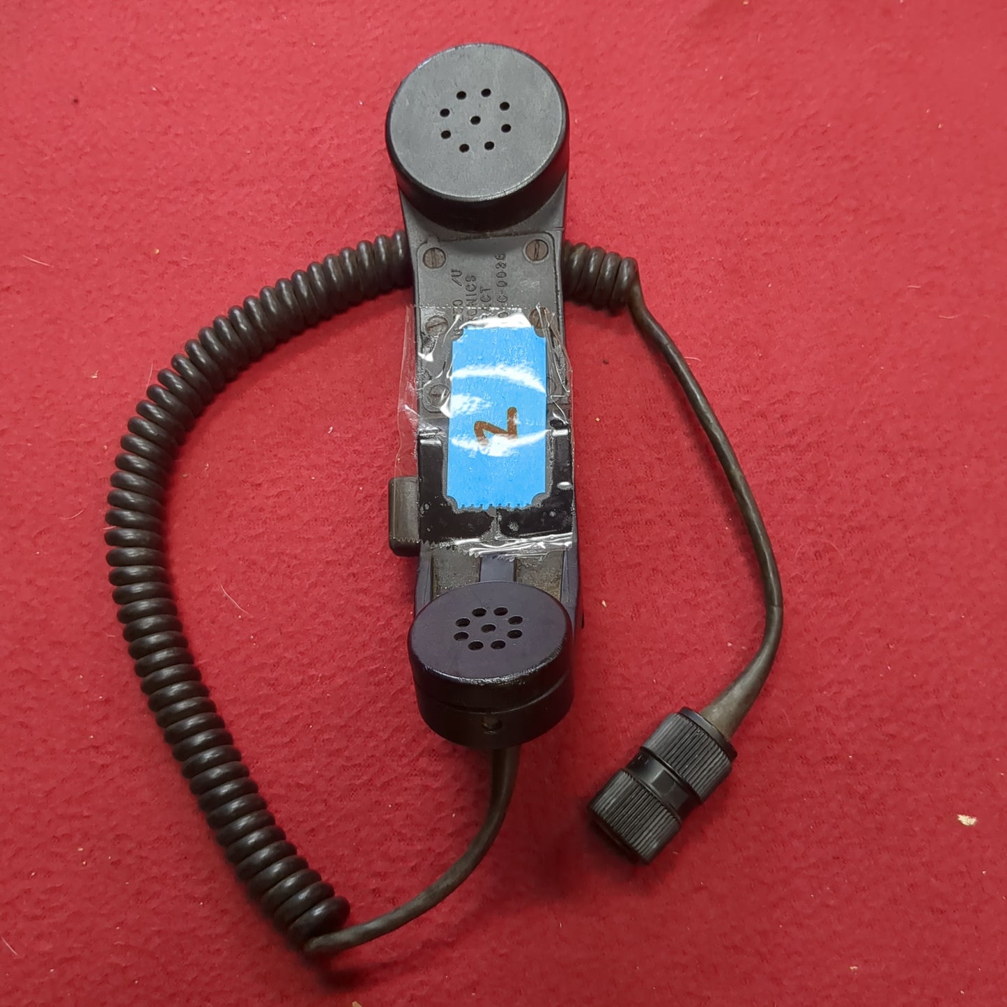 1980s SONETRONICS H-250/U Handset Hand held Communication 5 Pin (07n COM-2)