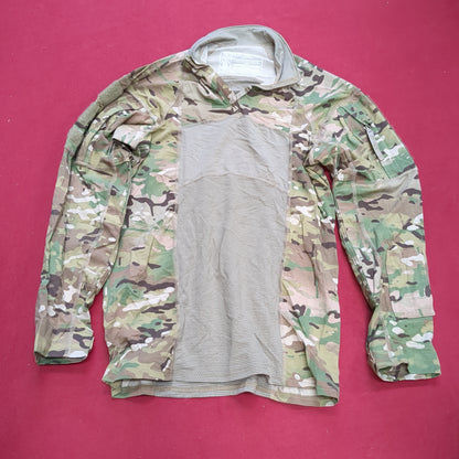 NOS Medium 1/4 Quarter Zip Type 2 Combat OCP Multicam FRAC Top Shirt Excellent (cso- fa10-AUG394)