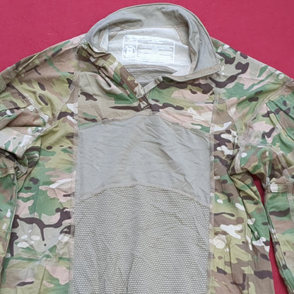 NOS Medium 1/4 Quarter Zip Type 2 Combat OCP Multicam FRAC Top Shirt Excellent (cso- fa10-AUG394)