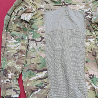 NOS Medium 1/4 Quarter Zip Type 2 Combat OCP Multicam FRAC Top Shirt Excellent (cso- fa10-AUG394)