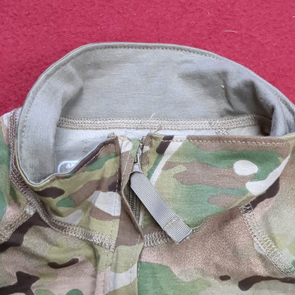 NOS Medium 1/4 Quarter Zip Type 2 Combat OCP Multicam FRAC Top Shirt Excellent (cso- fa10-AUG394)