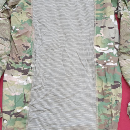 NOS Medium 1/4 Quarter Zip Type 2 Combat OCP Multicam FRAC Top Shirt Excellent (cso- fa10-AUG394)