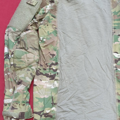 NOS Medium 1/4 Quarter Zip Type 2 Combat OCP Multicam FRAC Top Shirt Excellent (cso- fa10-AUG394)