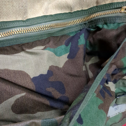 Good Condition US Army BDU Spare Barrel Bag Woodland (gsk3-SEP02)