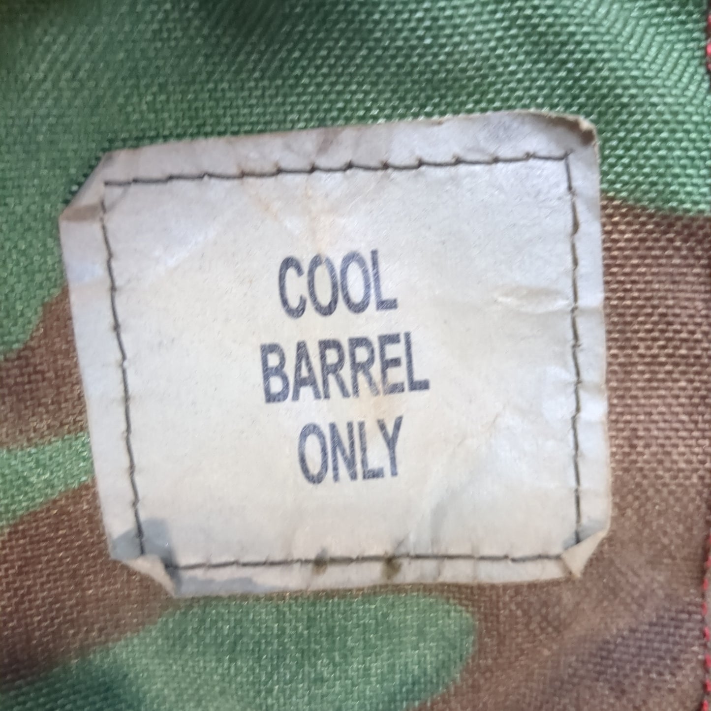 Good Condition US Army BDU Spare Barrel Bag Woodland (gsk3-SEP02)