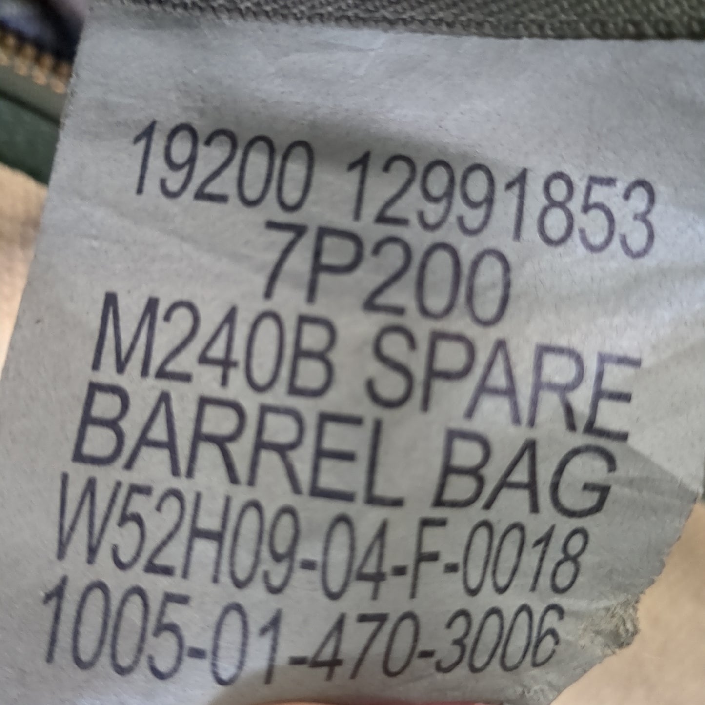 Good Condition US Army BDU Spare Barrel Bag Woodland (gsk3-SEP02)