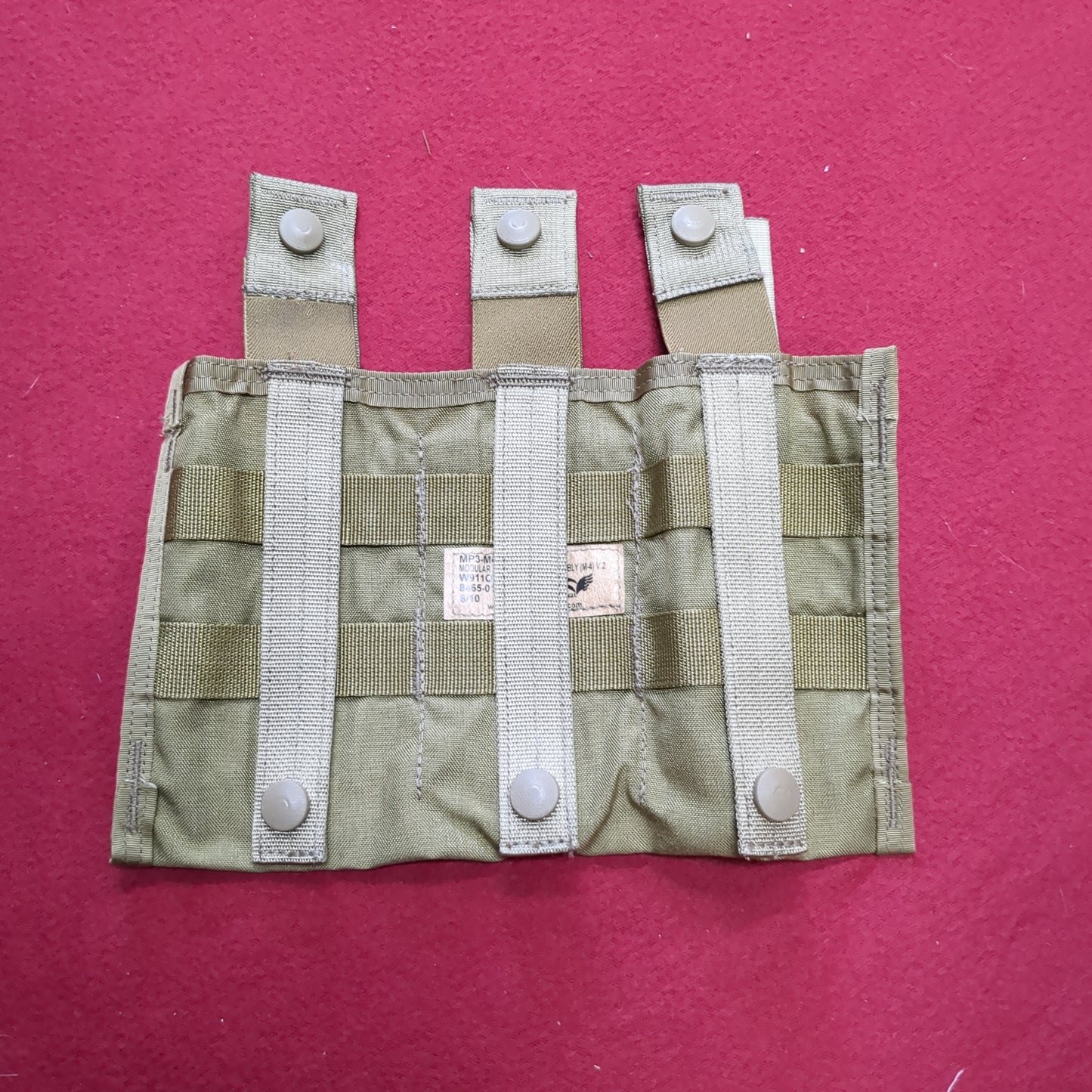 EAGLE INDUSTRIES Modular 3 Mag Carrier Assembly Coyote Molle Shingle V.2 Excellent Condition (14n17o8)