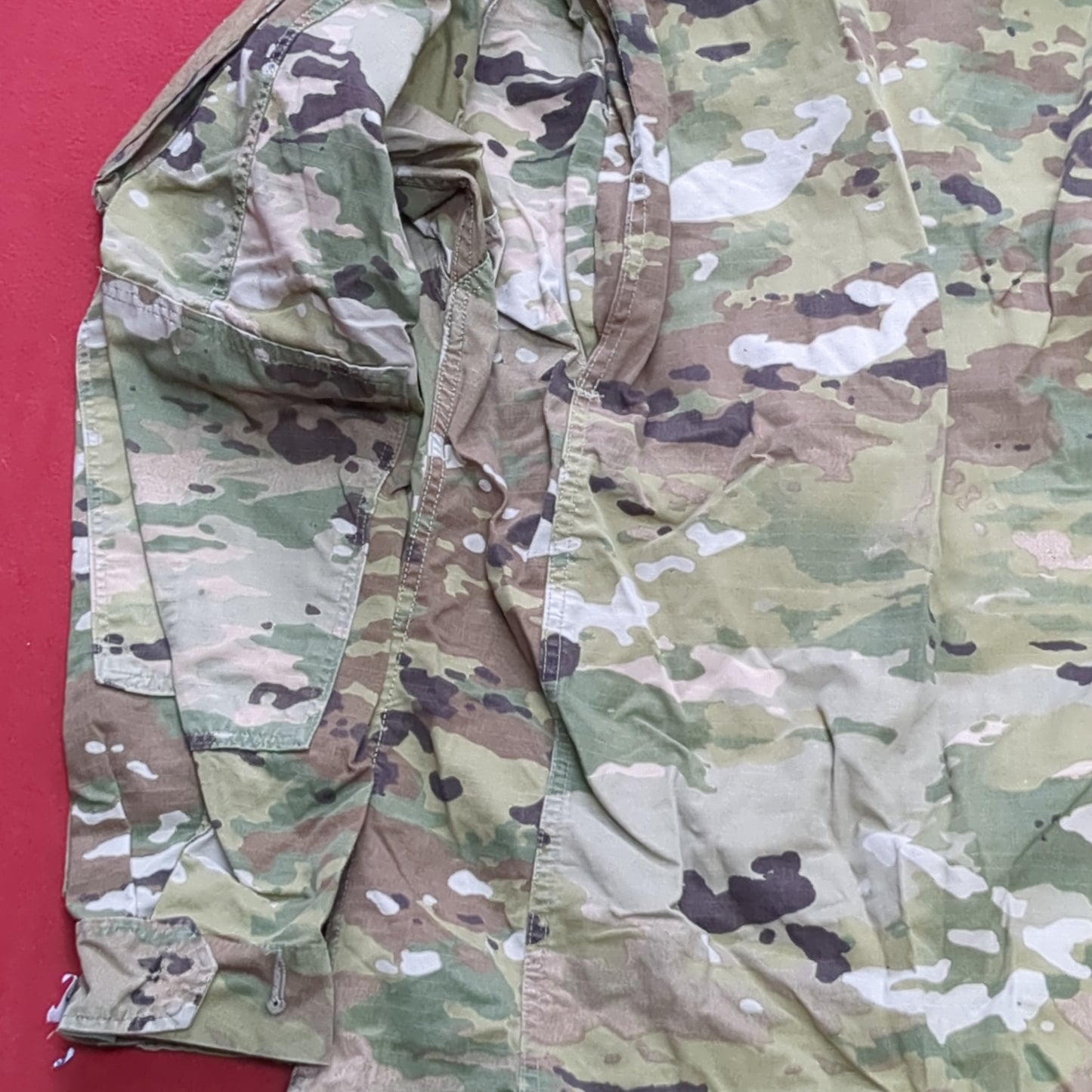 US Army MEDIUM LONG Uniform Top OCP Pattern Good Condition (18o db5-11)