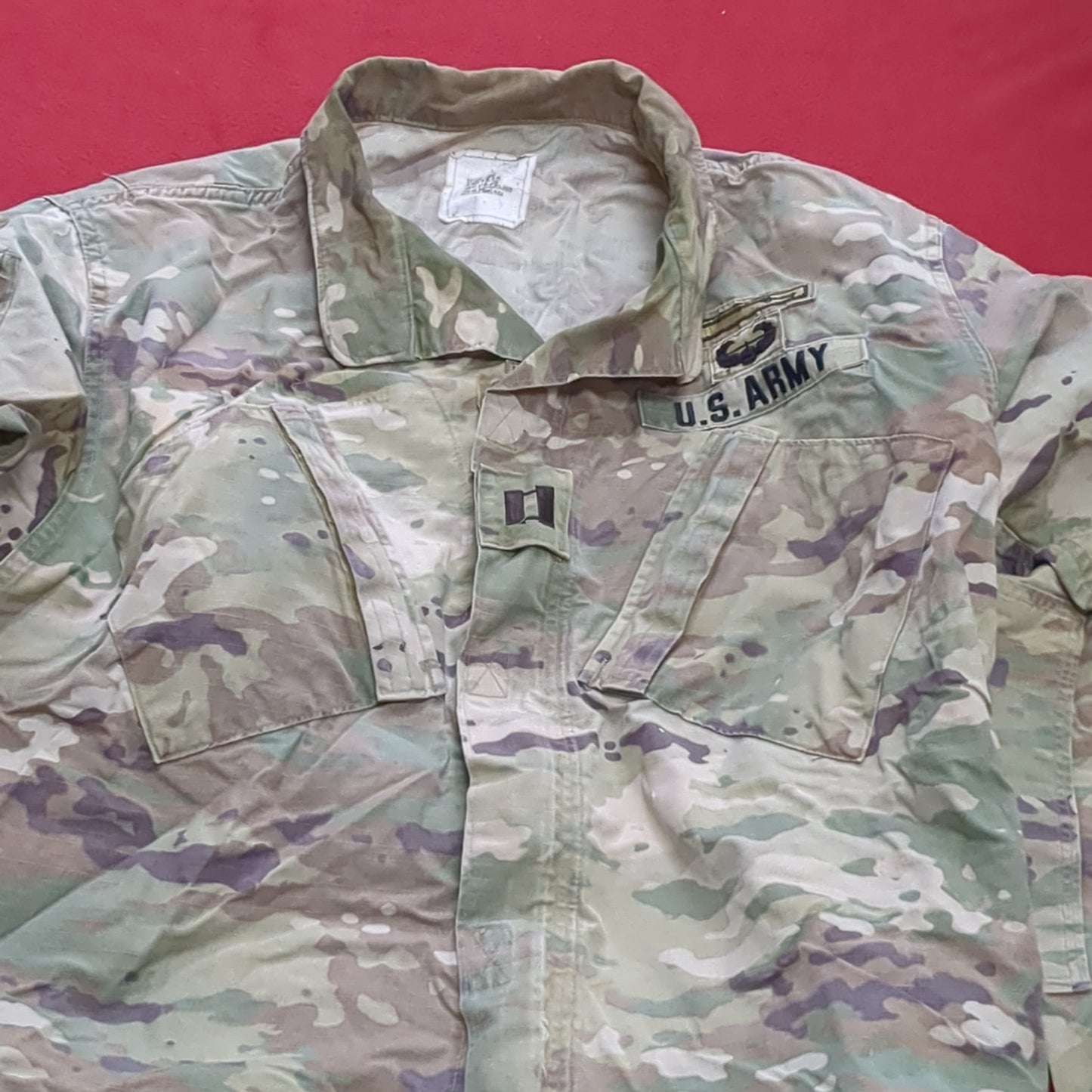 US Army MEDIUM LONG Uniform Top OCP Pattern USED (18o db5-12)