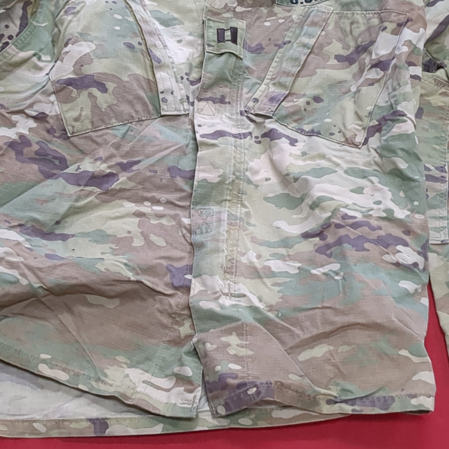 US Army MEDIUM LONG Uniform Top OCP Pattern USED (18o db5-12)