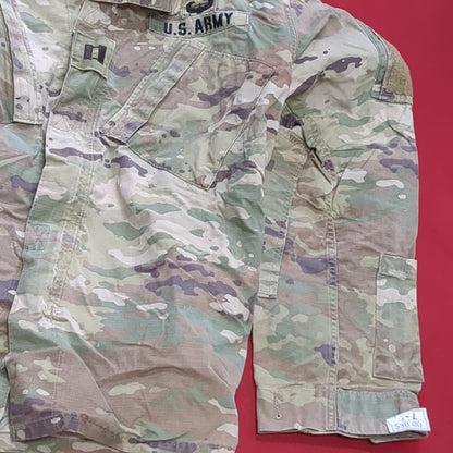 US Army MEDIUM LONG Uniform Top OCP Pattern USED (18o db5-12)