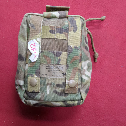 EAGLE Med Pouch Quick Pull Molle Pouch w Supplies Multicam OCP Excellent Condition (28o-g432)