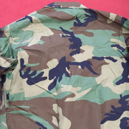 USAF Woodland Camo Coat Reserve Command Size Small Long(A04- DC02-A12)