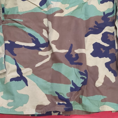 USAF Woodland Camo Coat Reserve Command Size Small Long(A04- DC02-A12)