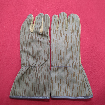 East German Stricktarn Leather Work Gloves Sz 1 Men’s Good Condition (a08O)