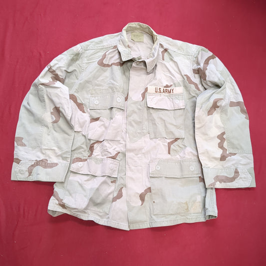 Medium Short DCU Desert Camo Top Jacket Uniform Good Condition (a08 DC3-i)