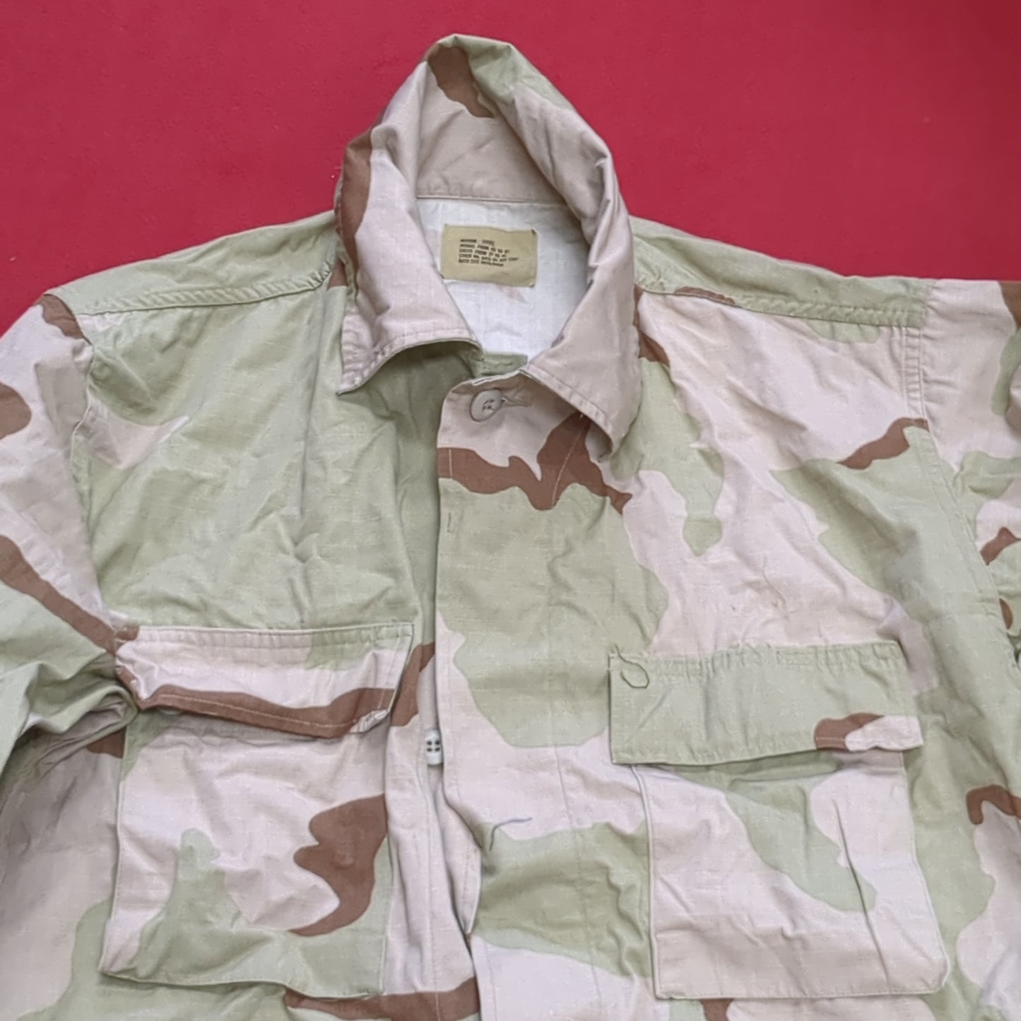 Medium Short DCU Desert Camo Top Jacket Uniform Excellent Condition (a08 DC3-j)