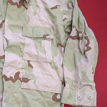 Medium Short DCU Desert Camo Top Jacket Uniform Excellent Condition (a08 DC3-j)