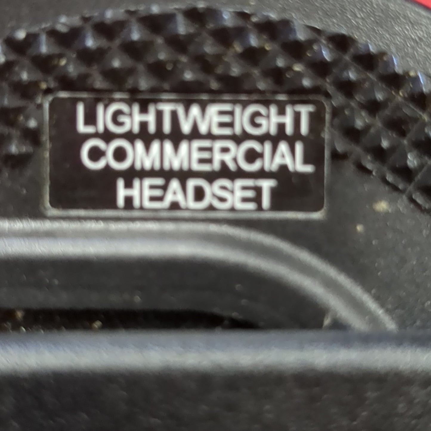 US Army Thales Racal Commercial Lightweight MBITR Radio Headset 1600551-2 Used (A16 com2-u)