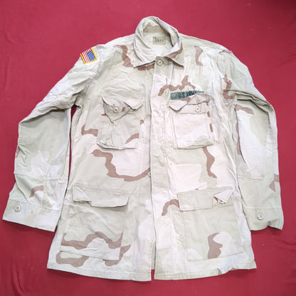 US Army DCU REGULAR X-LONG Desert Camo Uniform Top Used (a24- da9-MH62)