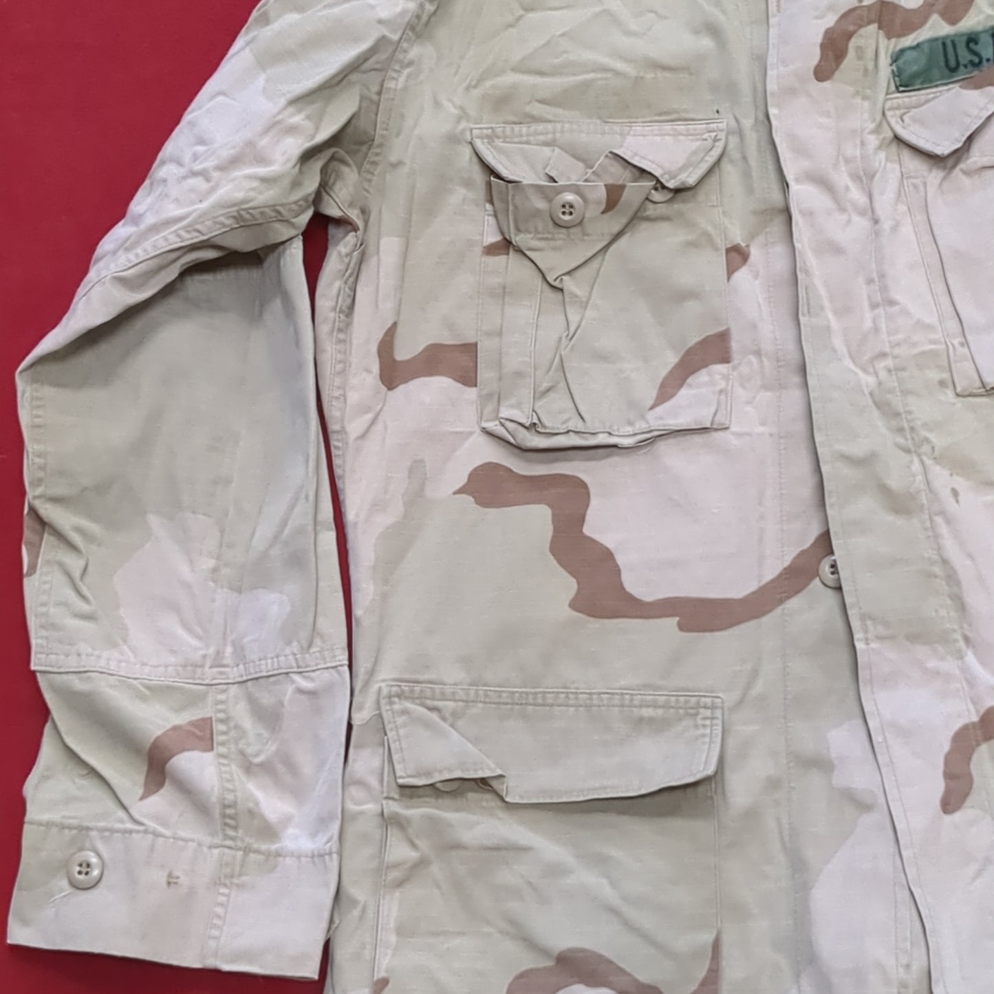 US Army DCU REGULAR X-LONG Desert Camo Uniform Top Used (a24- da9-MH62)