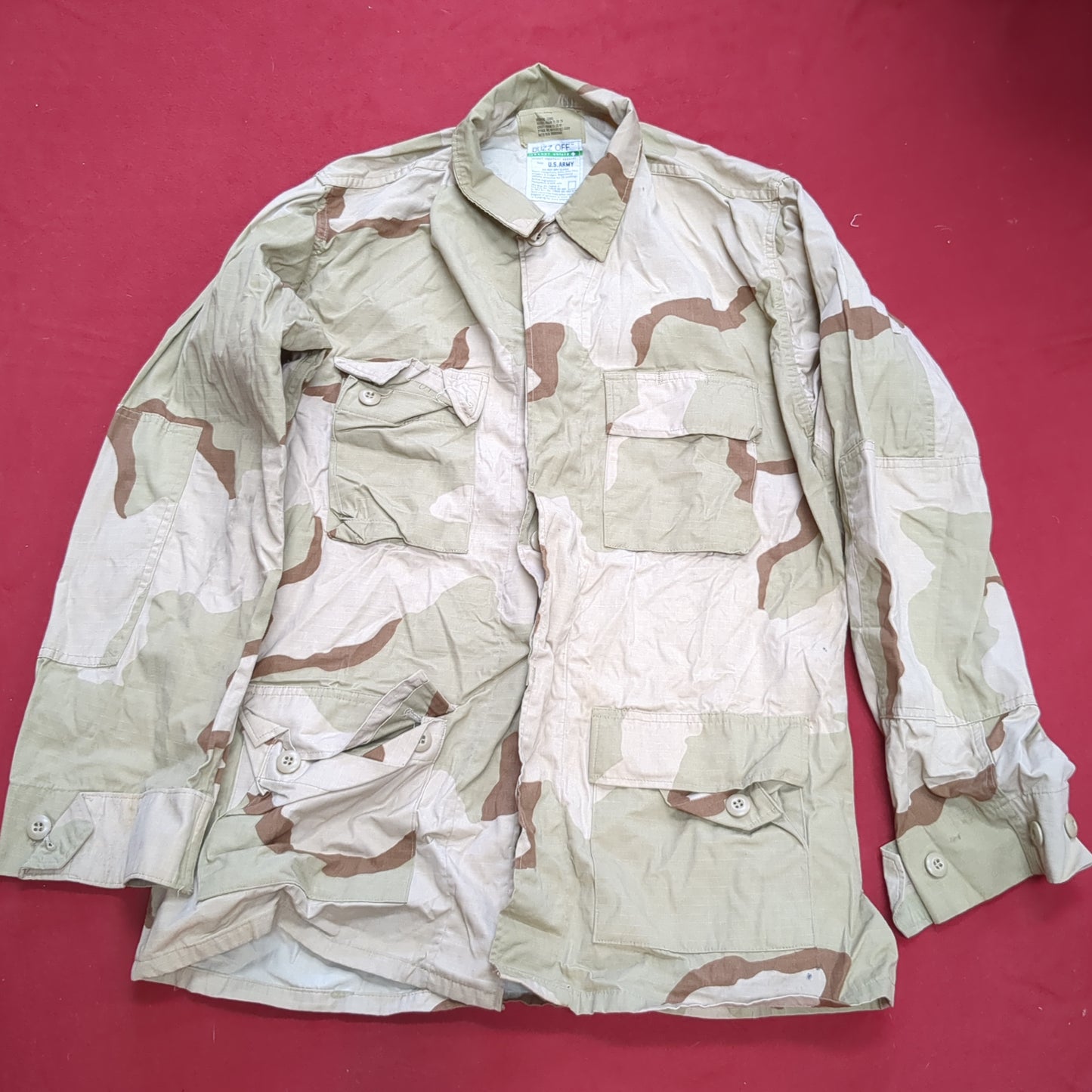 Medium Long DCU Desert Camo Top Jacket Uniform Excellent Condition (a24 da9-v)