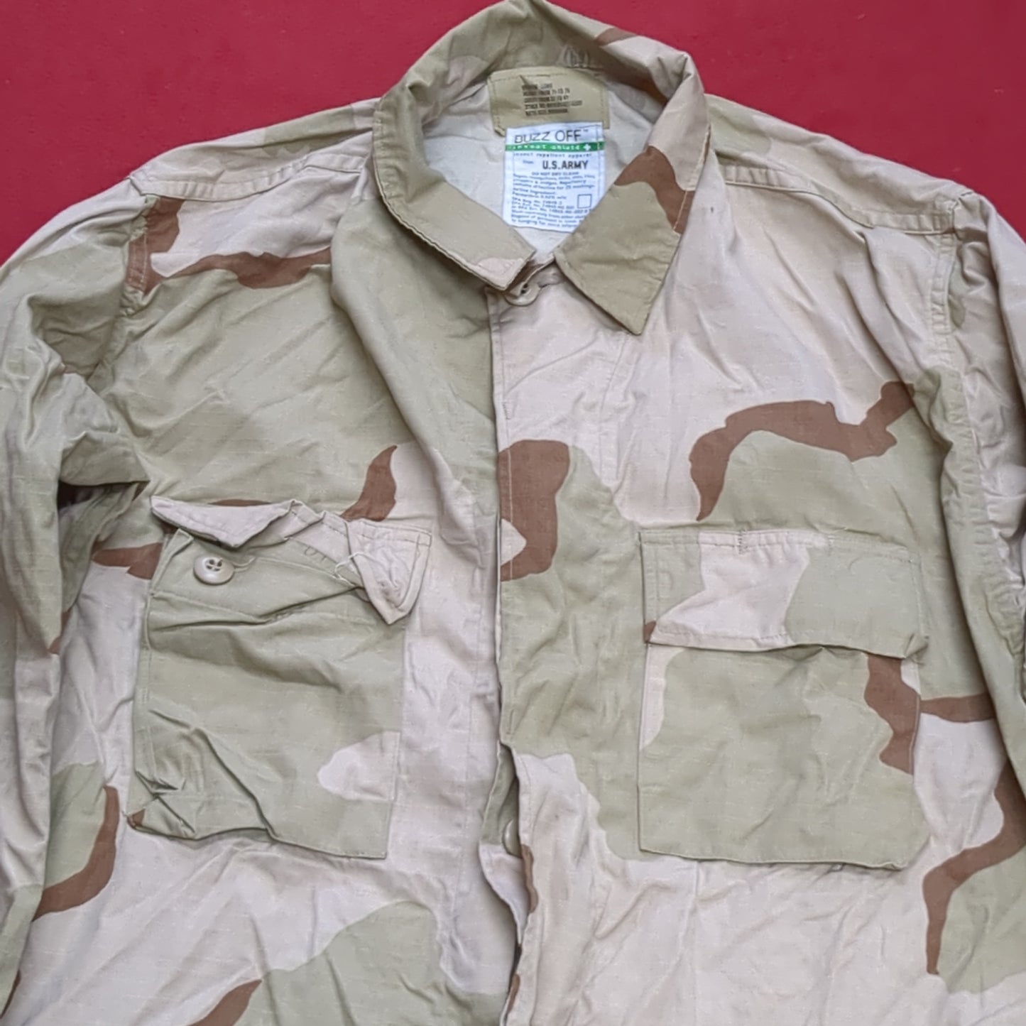 Medium Long DCU Desert Camo Top Jacket Uniform Excellent Condition (a24 da9-v)