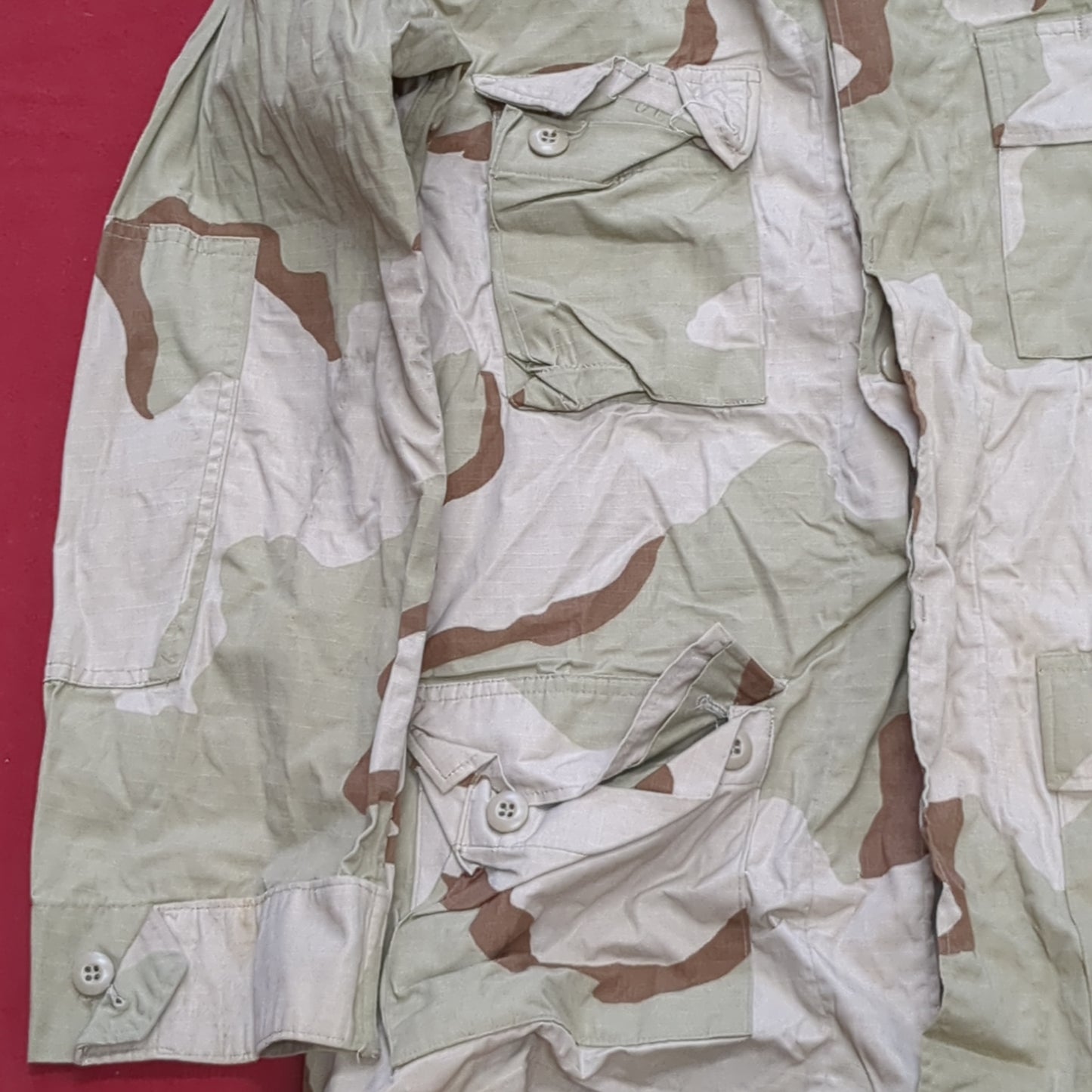 Medium Long DCU Desert Camo Top Jacket Uniform Excellent Condition (a24 da9-v)