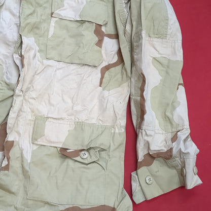 Medium Long DCU Desert Camo Top Jacket Uniform Excellent Condition (a24 da9-v)