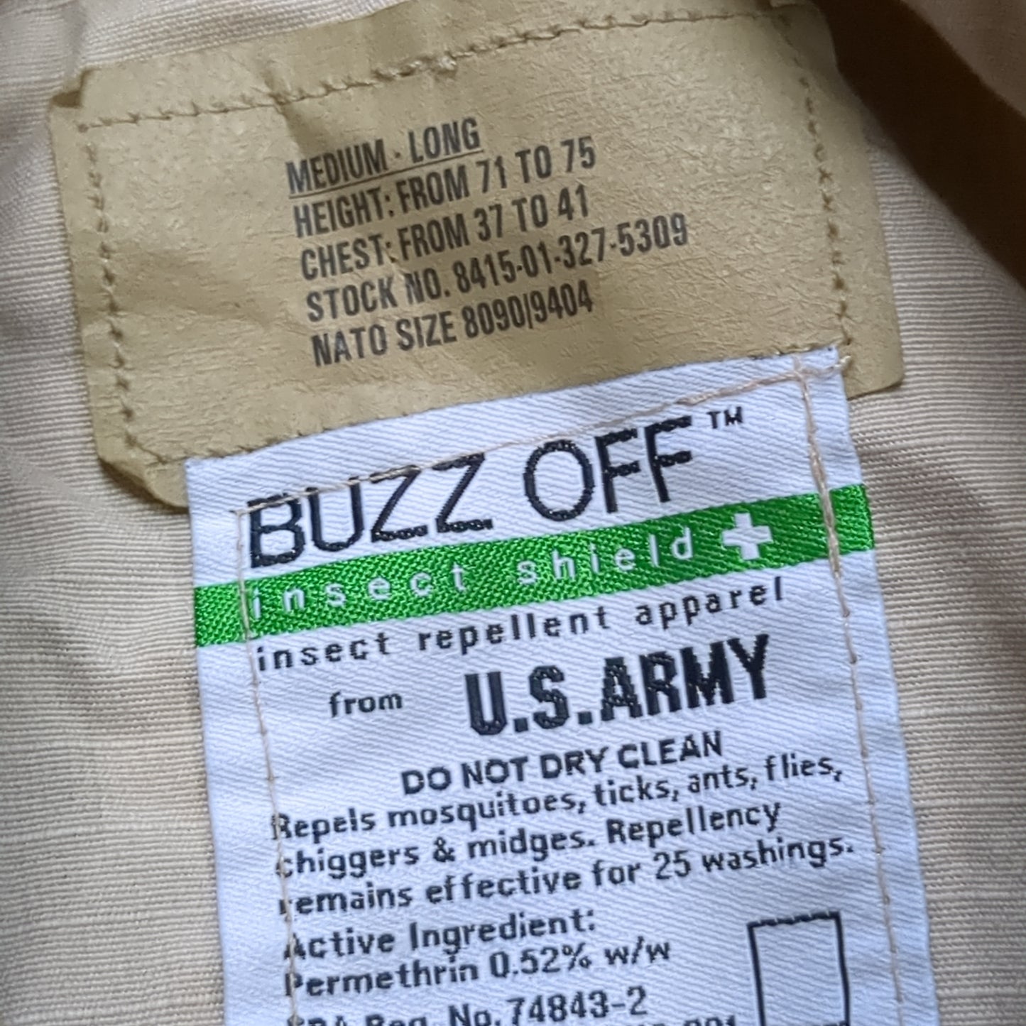 Medium Long DCU Desert Camo Top Jacket Uniform Excellent Condition (a24 da9-v)