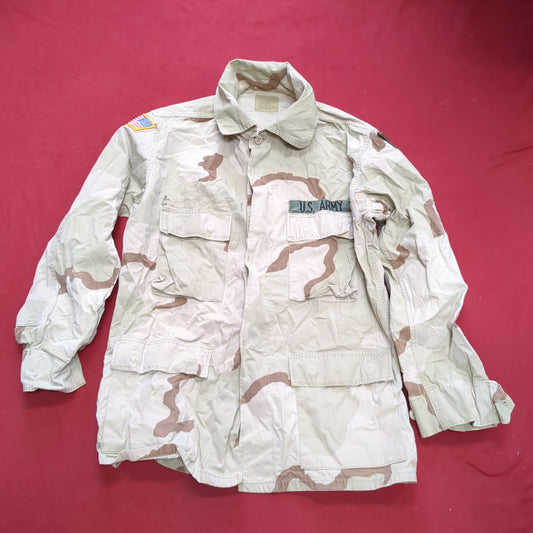 Medium Regular DCU Desert Camo Top Jacket Uniform Good Condition (a24 da9-O)