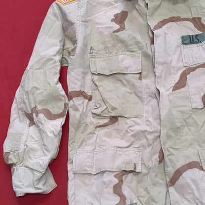 Medium Regular DCU Desert Camo Top Jacket Uniform Good Condition (a24 da9-O)