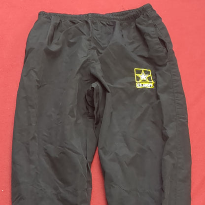 NOS US Army Small Long PT Pants Black Gold APFU Uniform Excellent Condition (fb10-SEP15)