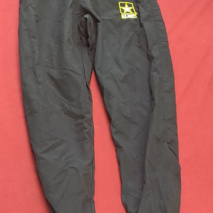 NOS US Army Small Long PT Pants Black Gold APFU Uniform Excellent Condition (fb10-SEP15)