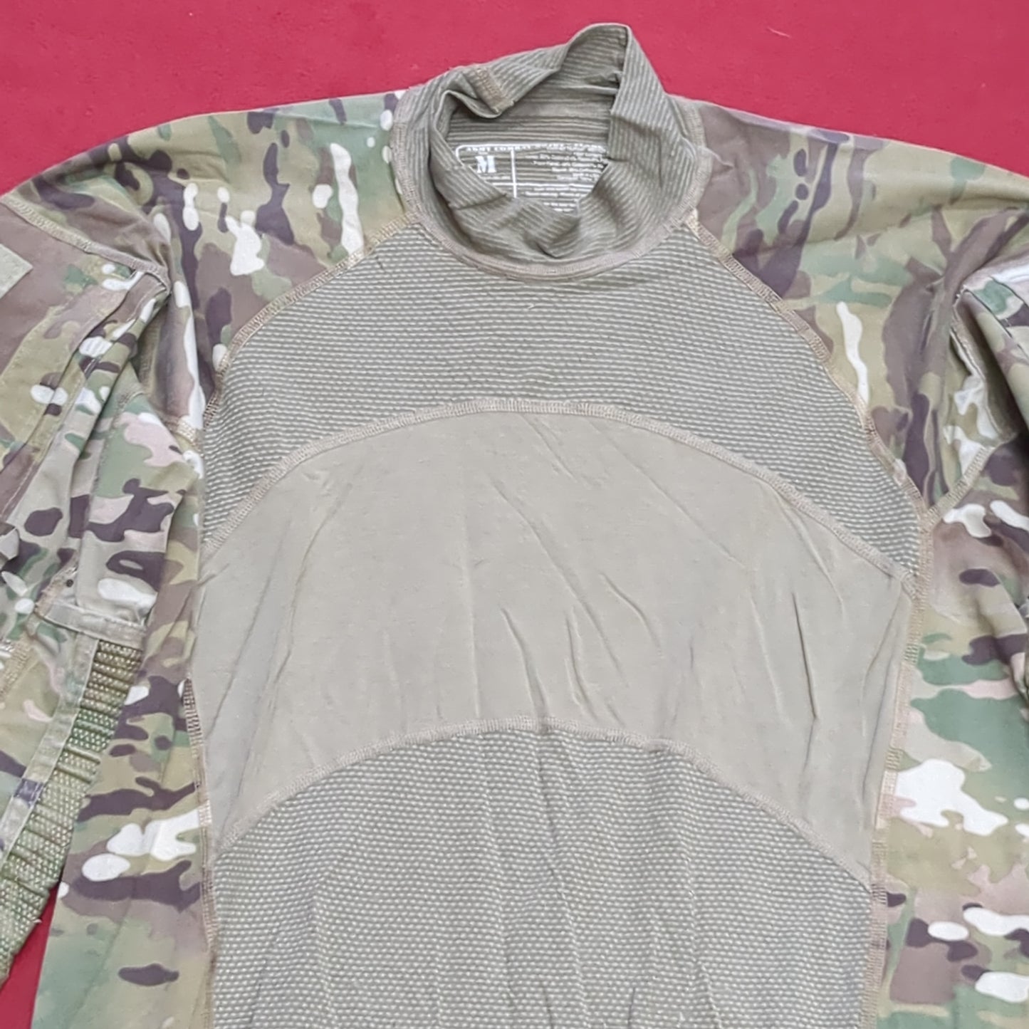 US Army Medium Turtleneck Type 1 Combat OCP Multicam FRAC Top Shirt Used (cso- fa10-SEP26)