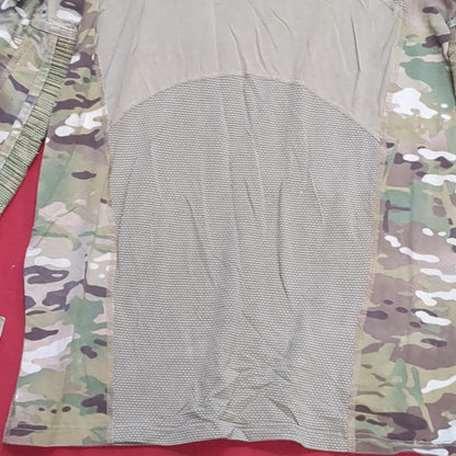 US Army Medium Turtleneck Type 1 Combat OCP Multicam FRAC Top Shirt Used (cso- fa10-SEP26)