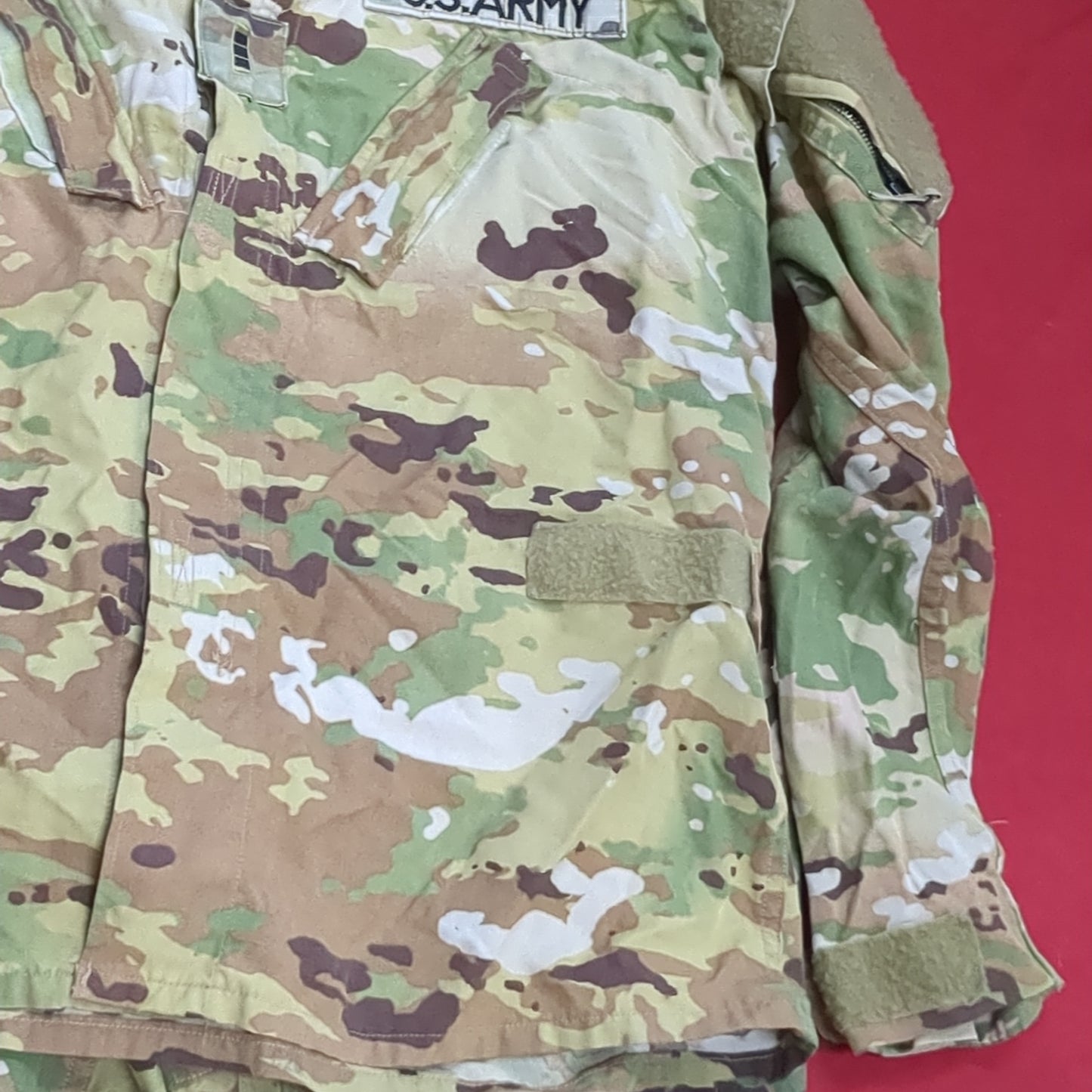 SET of US Army Flight Large Short Combat Aircrew Uniform Top Pants OCP Multicam Good Condition (fc06-SEP47)