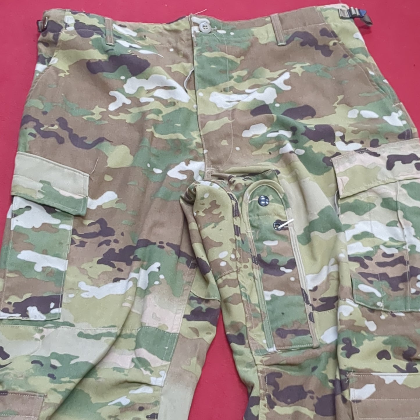 SET of US Army Flight Large Short Combat Aircrew Uniform Top Pants OCP Multicam Good Condition (fc06-SEP47)